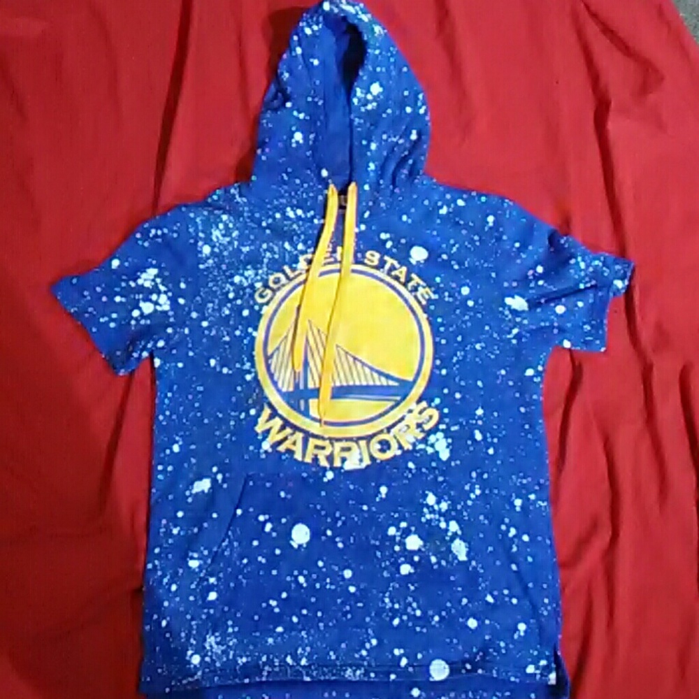 Goldenstate Warriors short-sleeve hoodie Sz. Small